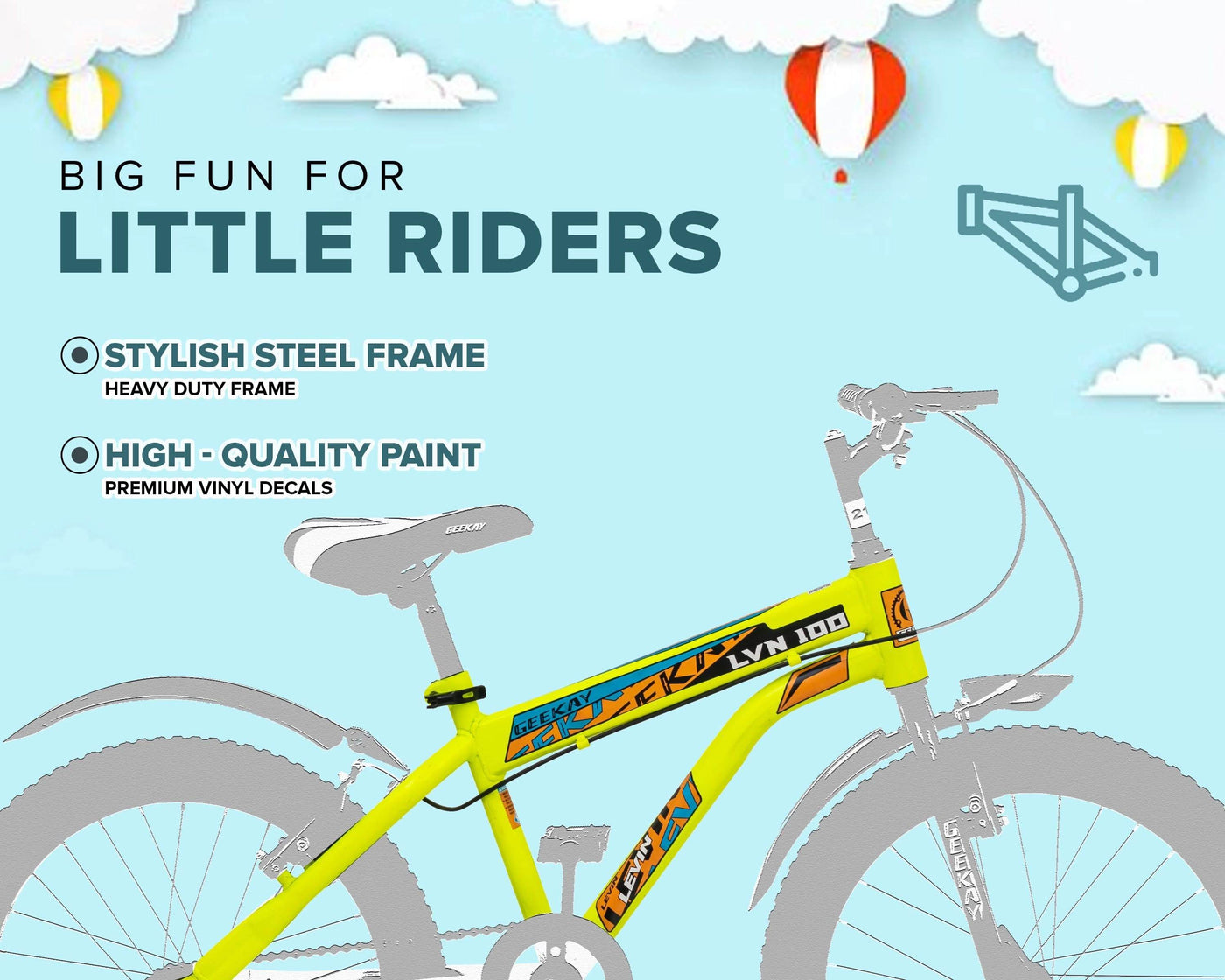 "LEVIN 20T - Geekay Bikes"