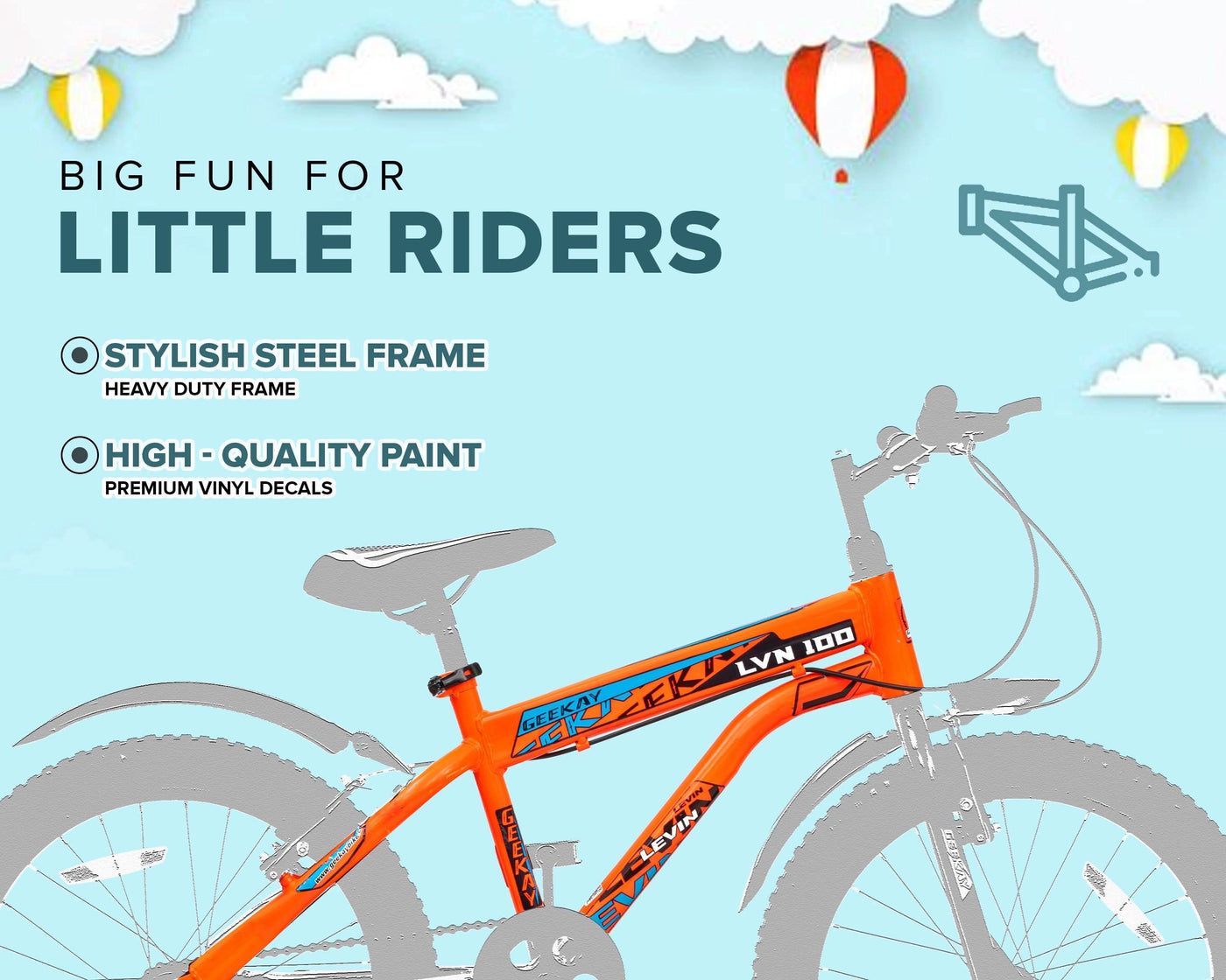 "LEVIN 20T - Geekay Bikes"