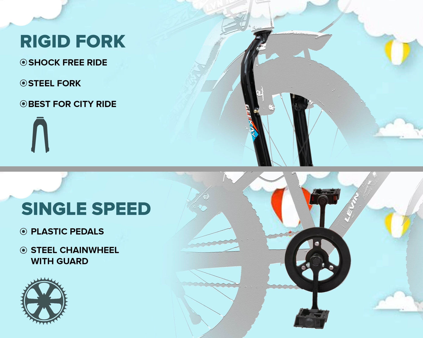 "LEVIN 20T - Geekay Bikes"