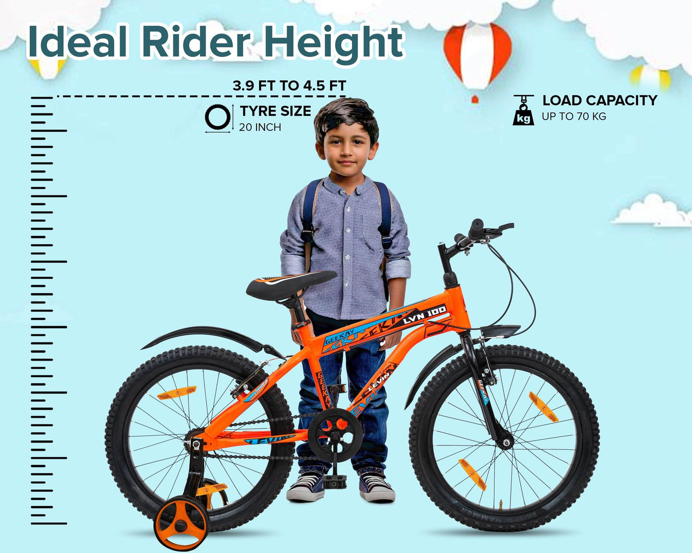 "LEVIN 20T - Geekay Bikes"