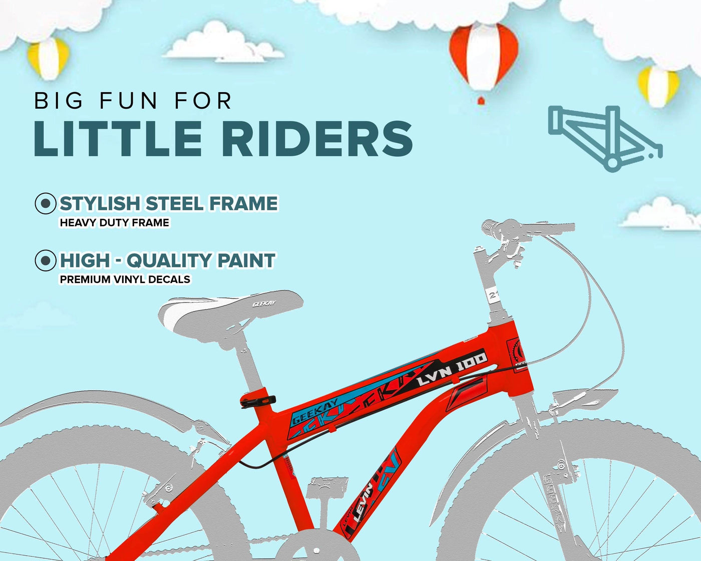 "LEVIN 20T - Geekay Bikes"