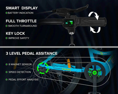 "ECO BIKE ZING 27.5T (WITH 7.8AH LI-ION BATTERY) - Geekay Bikes"