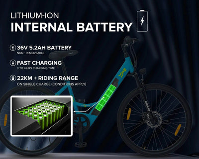 "ECO BIKE ZING 27.5T (WITH 5.2AH LI-ION BATTERY) - Geekay Bikes"