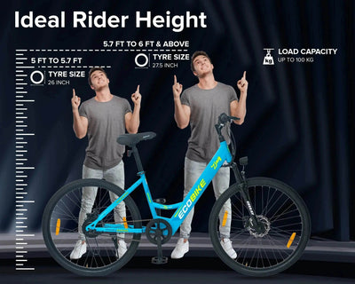 "ECO BIKE ZING 27.5T (WITH 7.8AH LI-ION BATTERY) - Geekay Bikes"