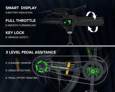 "ECO BIKE ALPHA 27.5T (WITH 7.8AH LI-ION BATTERY) - Geekay Bikes"