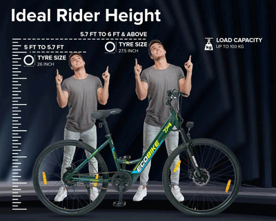 "ECO BIKE ZING 27.5T (WITH 7.8AH LI-ION BATTERY) - Geekay Bikes"