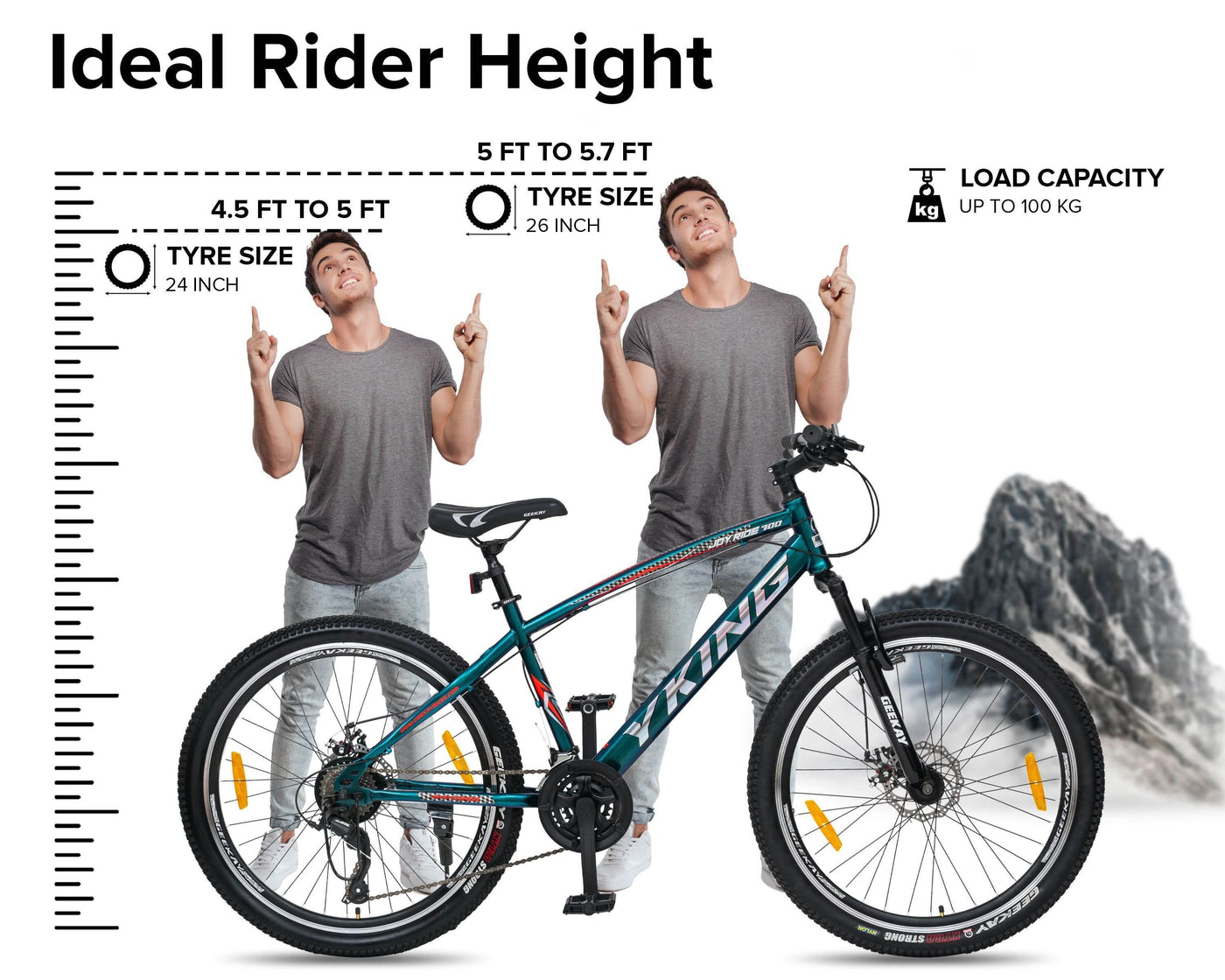 "Y-KING MULTI-SPEED 26T - Geekay Bikes"