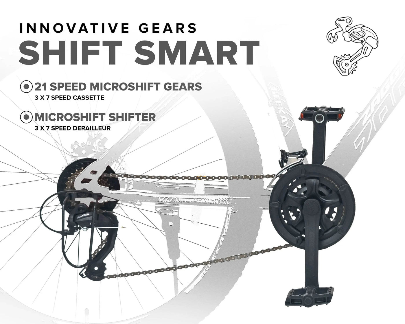 "ZAGGER MULTI-SPEED 29T - Geekay Bikes"