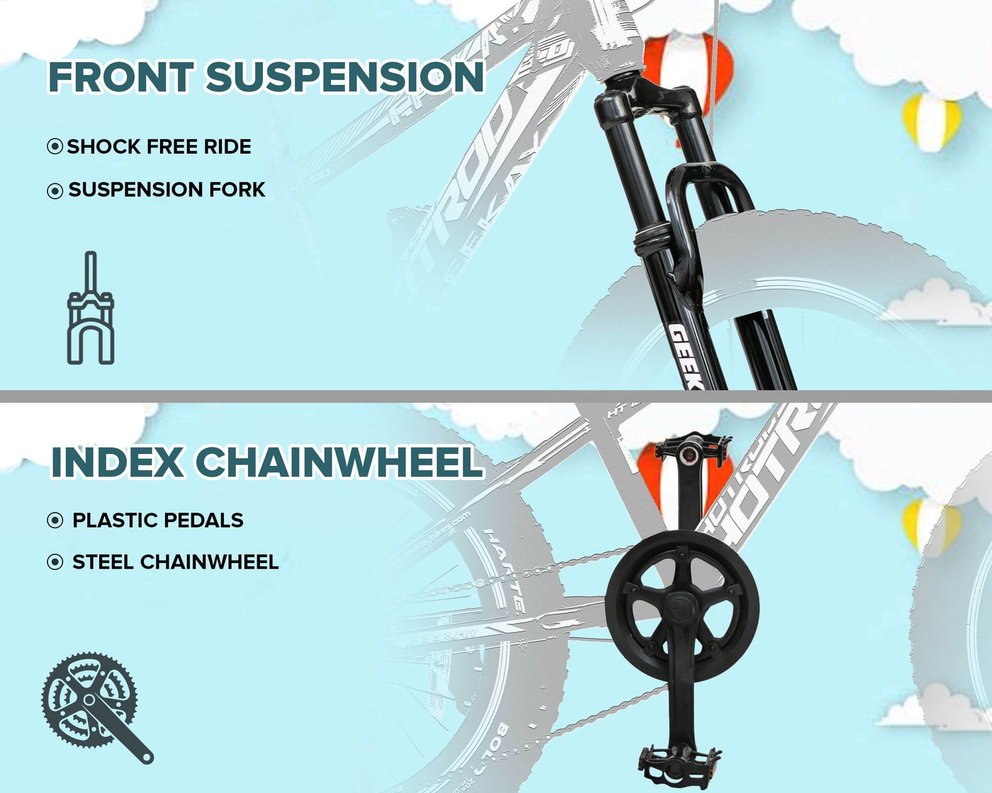 "HOTROD 3.0 MULTI-SPEED 20T - Geekay Bikes"