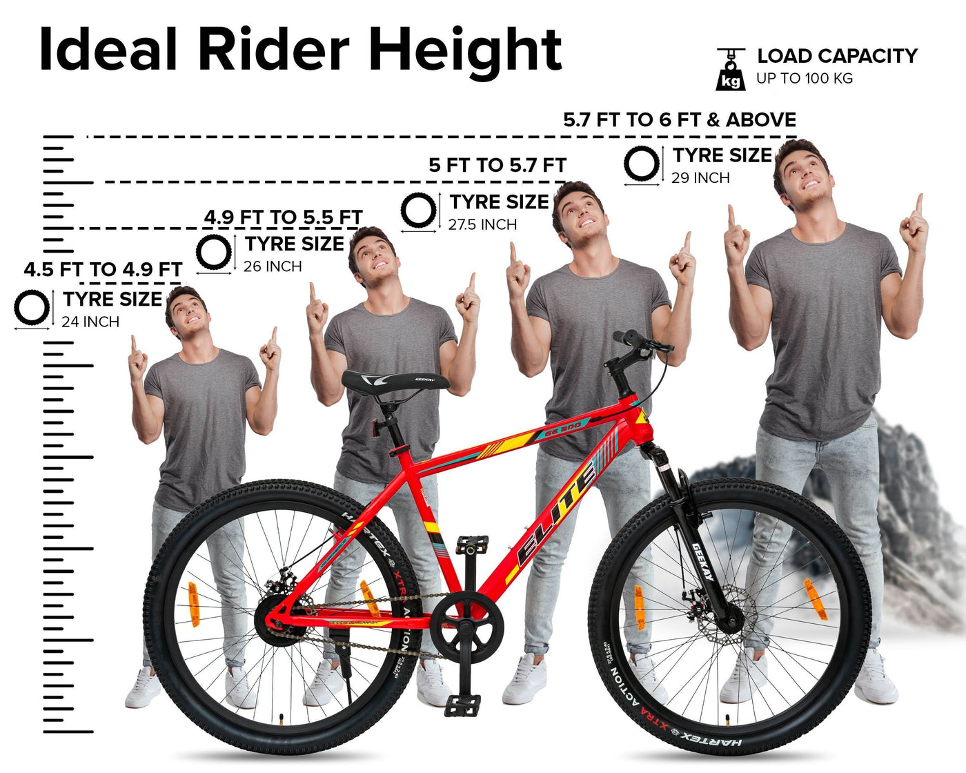 "ELITE 29T (with Disc Brake) - Geekay Bikes"