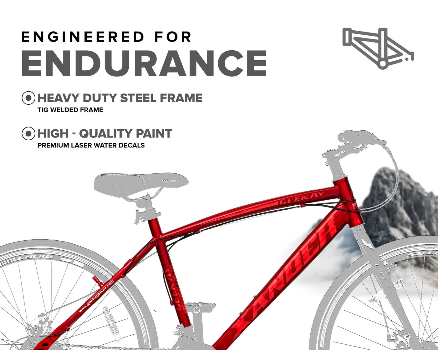 "XANDER MULTI-SPEED 700C - Geekay Bikes"