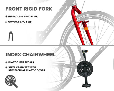 "XANDER MULTI-SPEED 700C - Geekay Bikes"