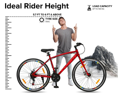 "XANDER MULTI-SPEED 700C - Geekay Bikes"