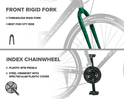 "XANDER MULTI-SPEED 700C - Geekay Bikes"