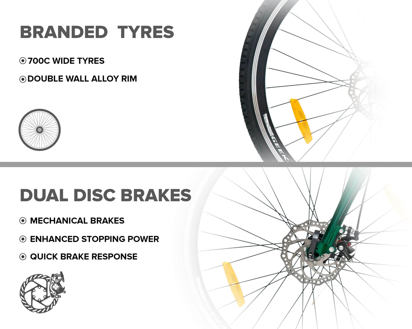 "XANDER MULTI-SPEED 700C - Geekay Bikes"