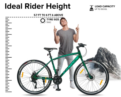 "XANDER MULTI-SPEED 700C - Geekay Bikes"