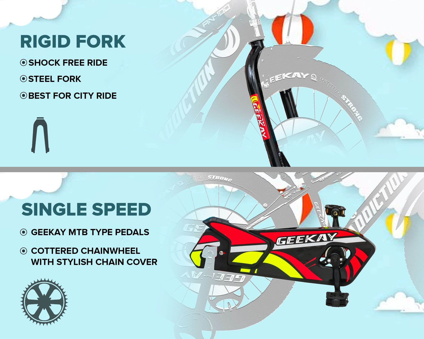 "ADDICTION 20T - Geekay Bikes"