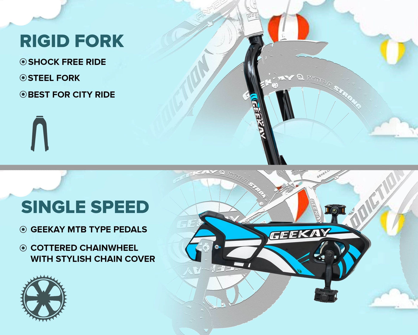 "ADDICTION 20T - Geekay Bikes"