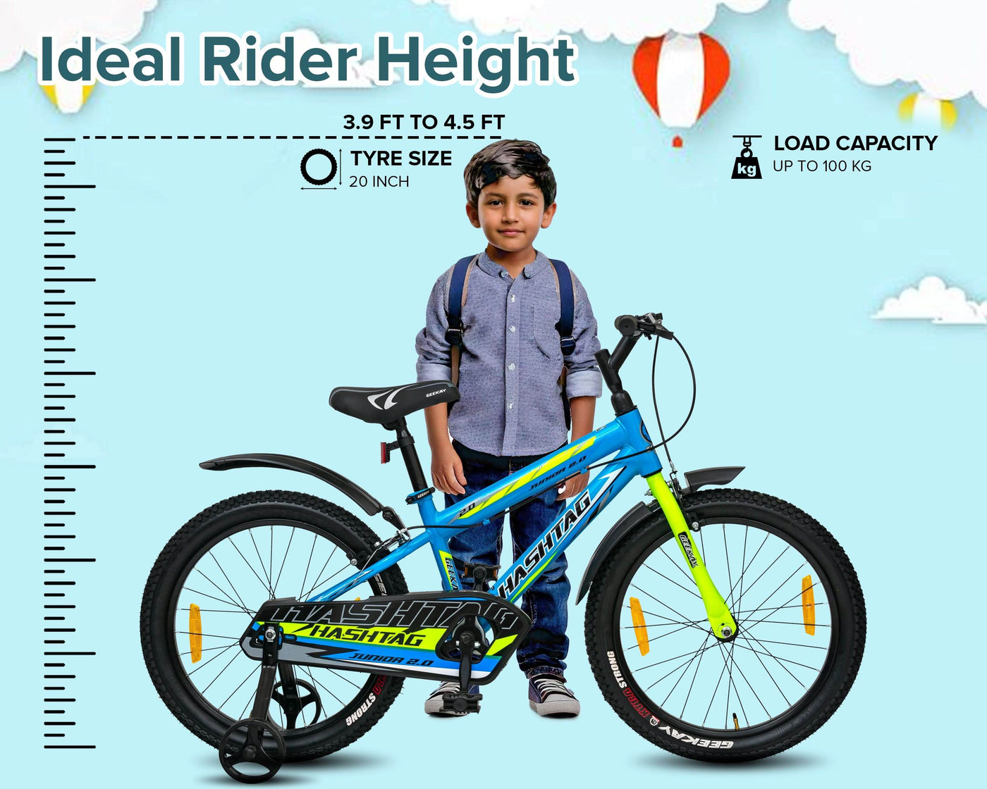 "HASHTAG JUNIOR 2.0 20T - Geekay Bikes"