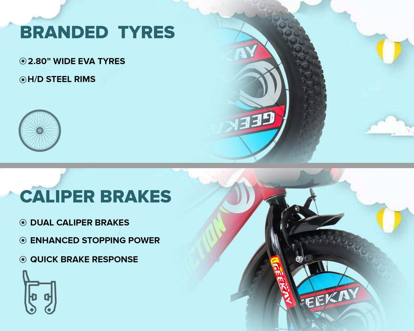 "ADDICTION 16T - Geekay Bikes"