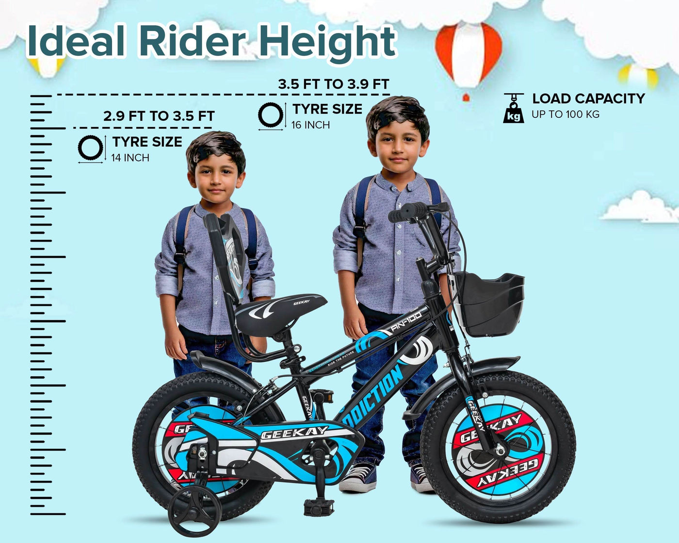 "ADDICTION 16T - Geekay Bikes"