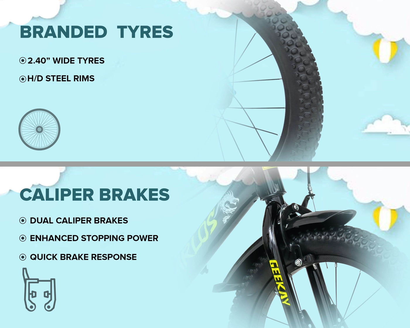 "CARLOS 16T - Geekay Bikes"