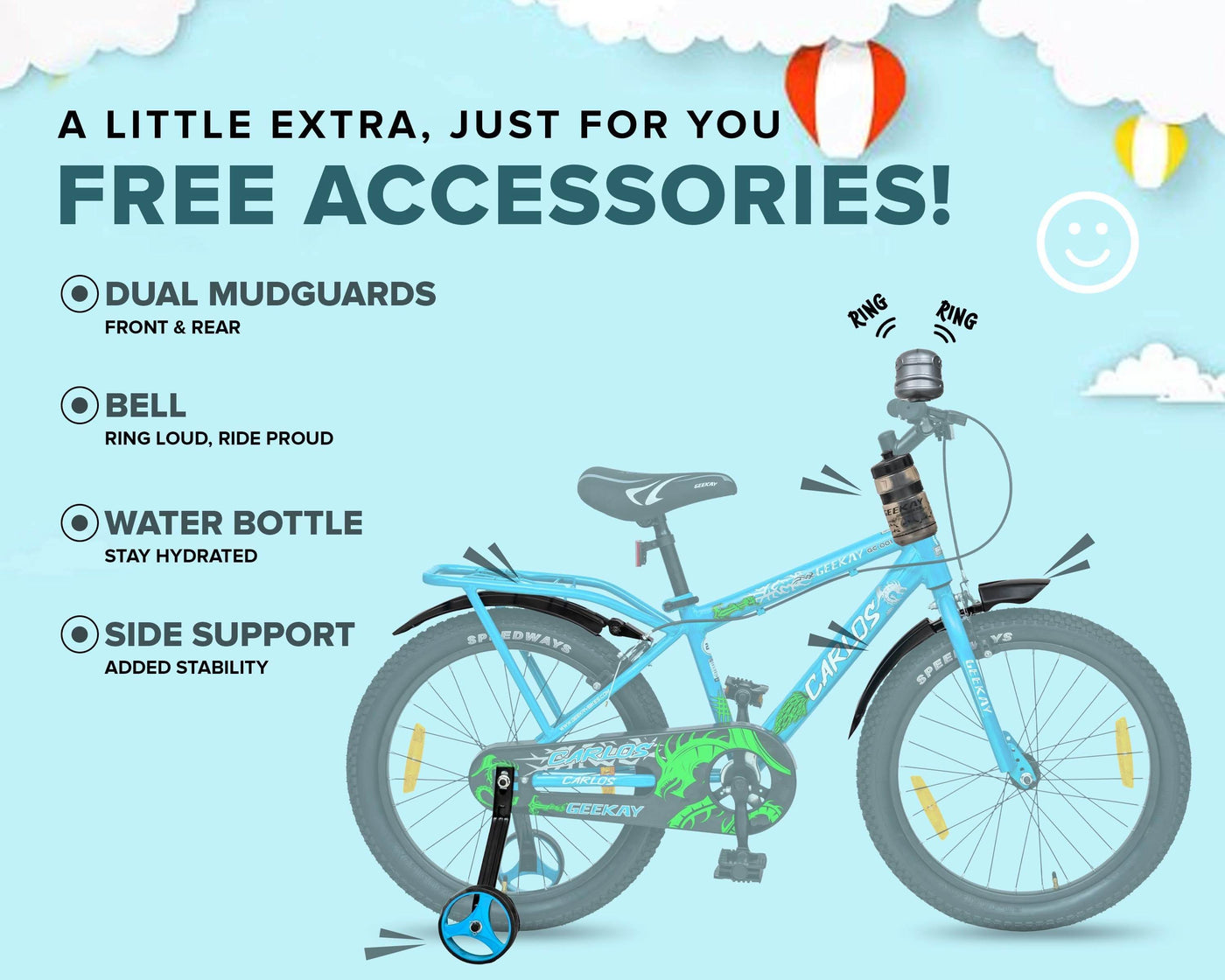 "CARLOS 20T - Geekay Bikes"