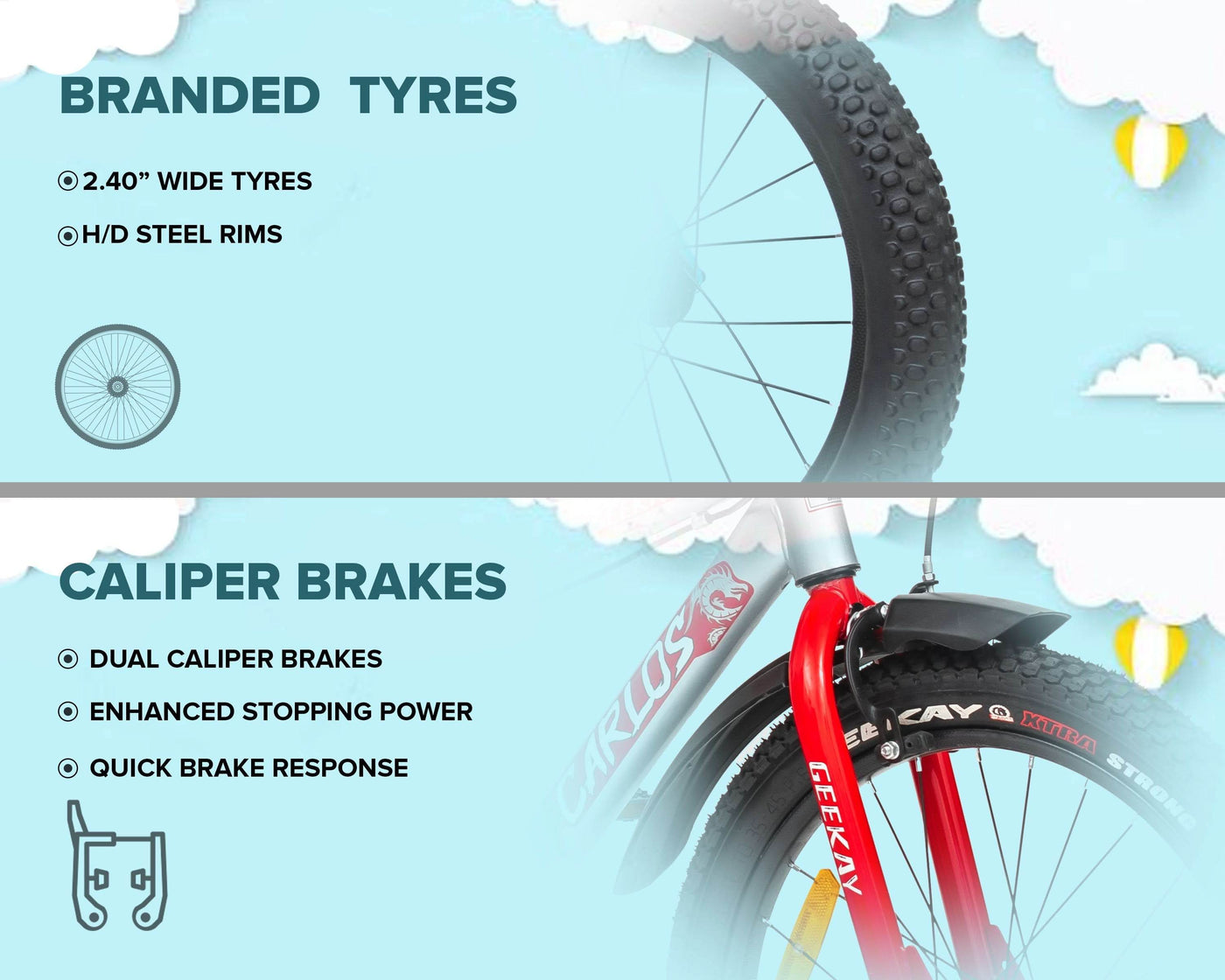 "CARLOS 20T - Geekay Bikes"