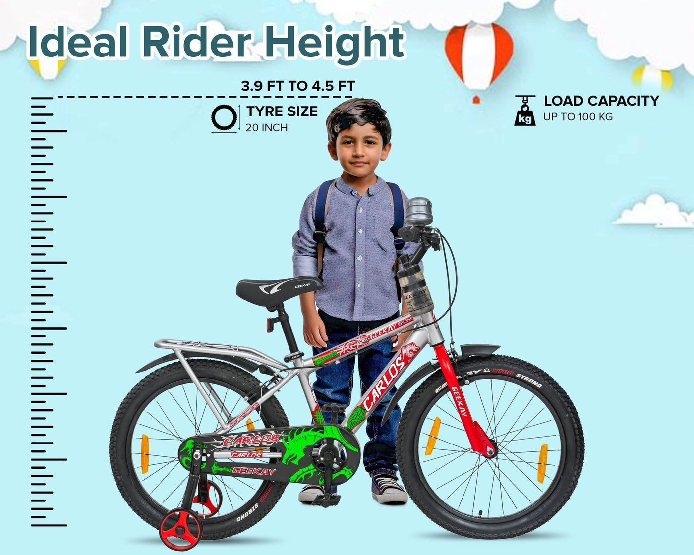 "CARLOS 20T - Geekay Bikes"