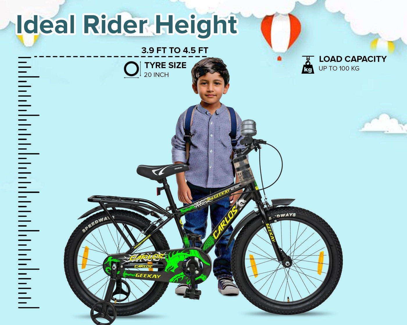 "CARLOS 20T - Geekay Bikes"