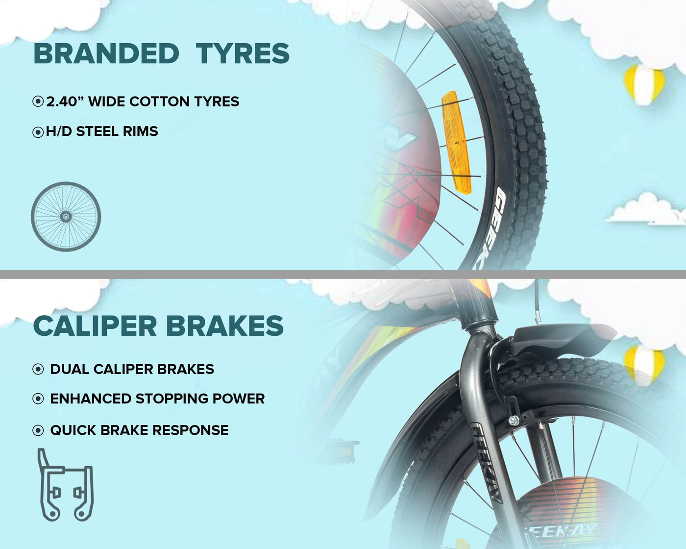 "BURN - RIGID FORK 20T - Geekay Bikes"