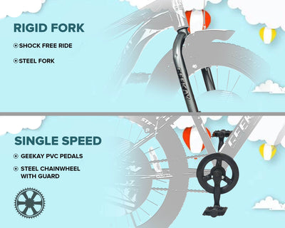 "BURN - RIGID FORK 20T - Geekay Bikes"