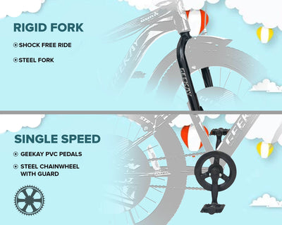 "BURN - RIGID FORK 20T - Geekay Bikes"