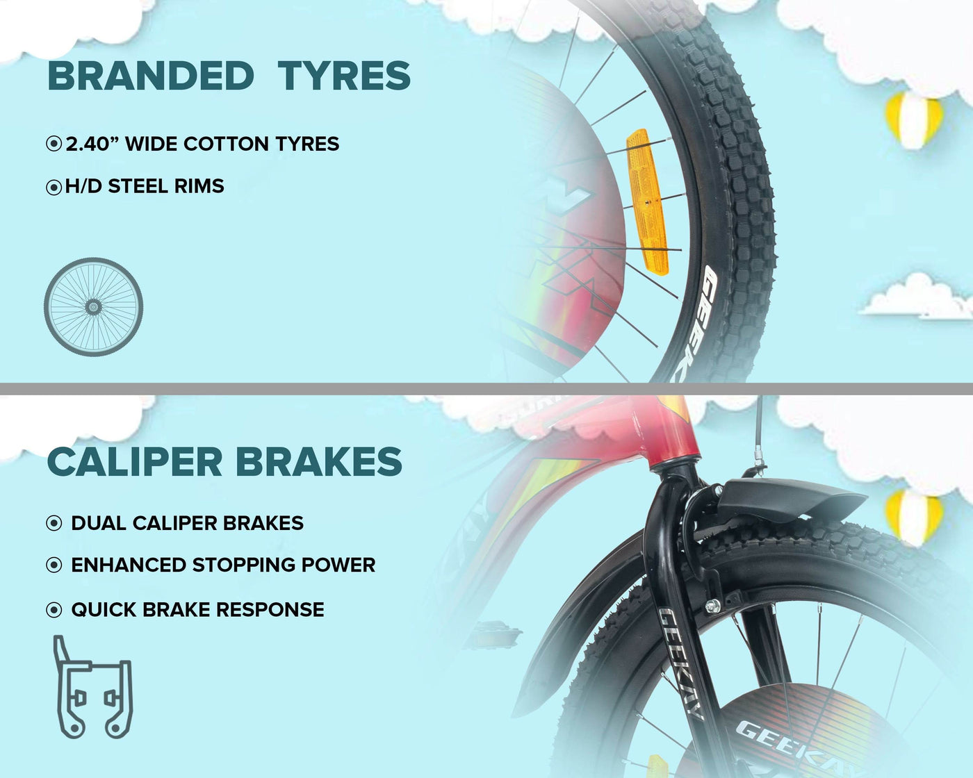 "BURN - RIGID FORK 20T - Geekay Bikes"