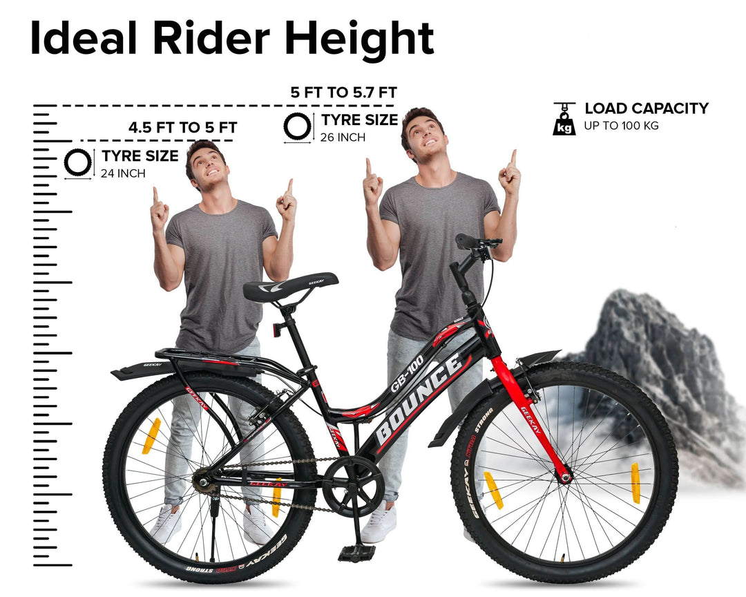 Buy Bounce Bicycle 24t Online at the Best Price Geekay Bikes