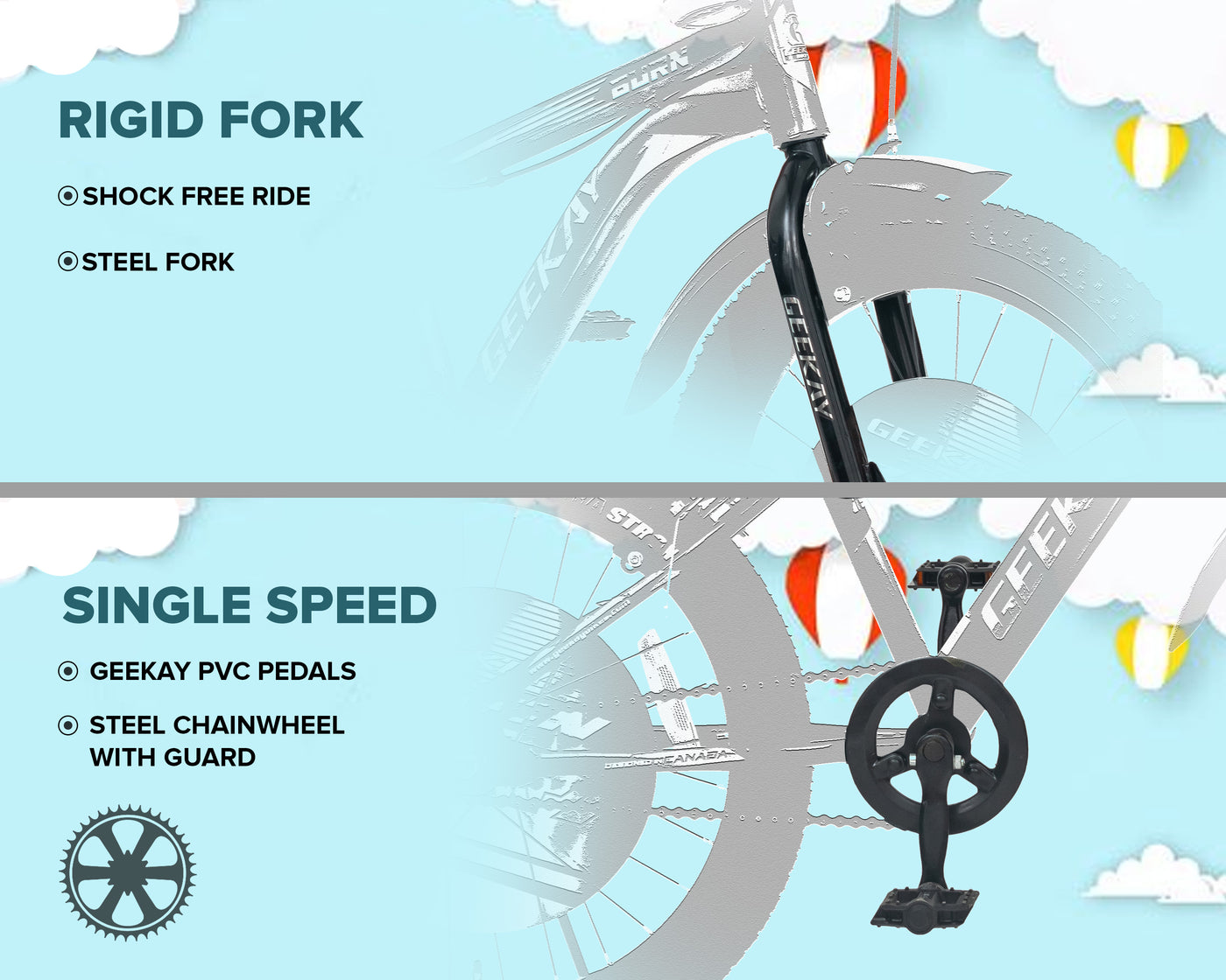 BURN - RIGID FORK 20T