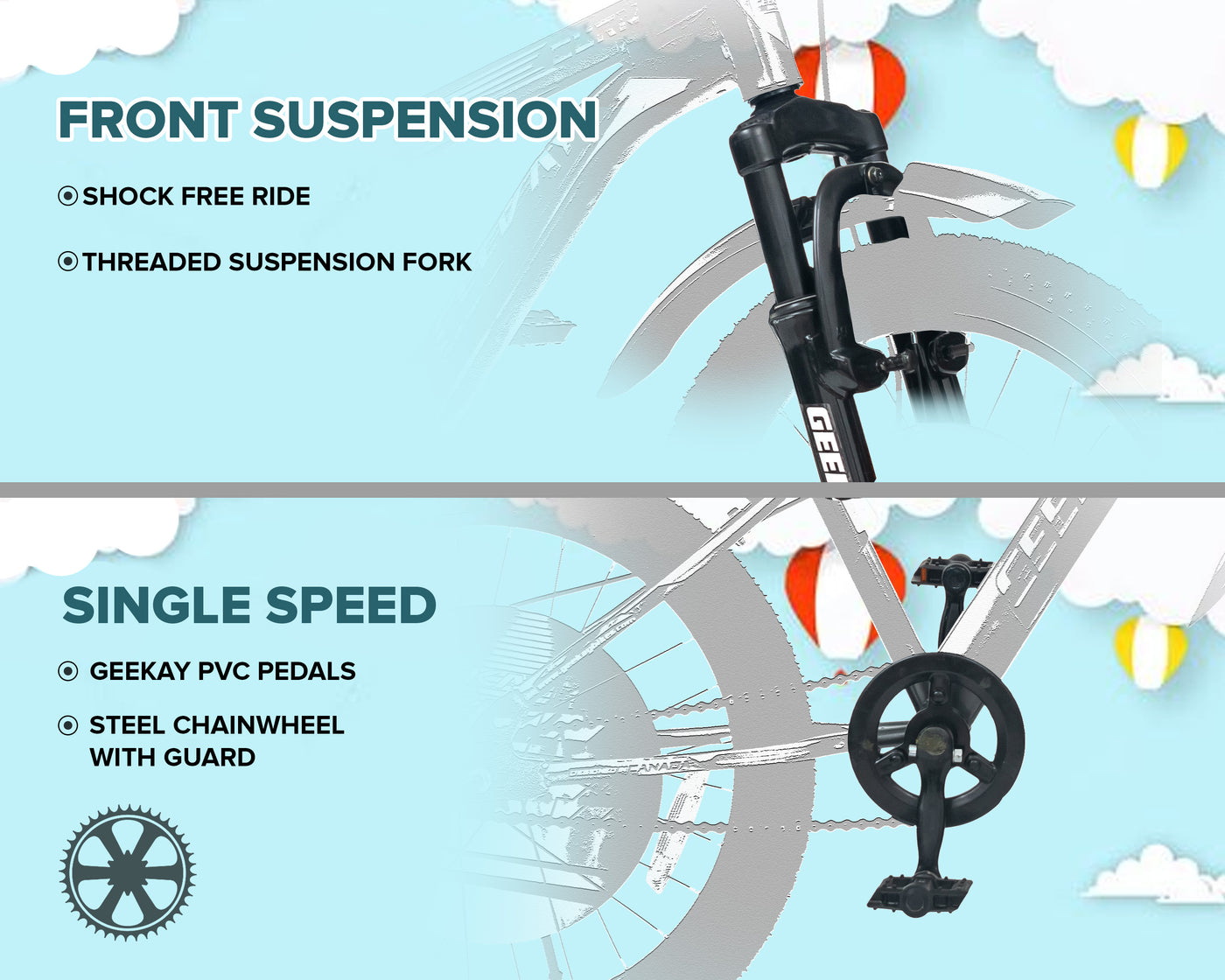 BURN - SUSPENSION FORK 20T