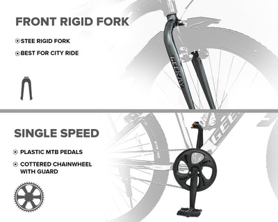 BURN - RIGID FORK 24T