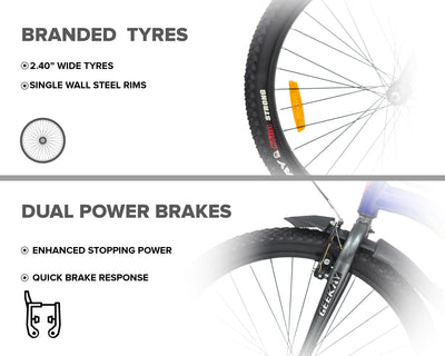 BURN - RIGID FORK 24T