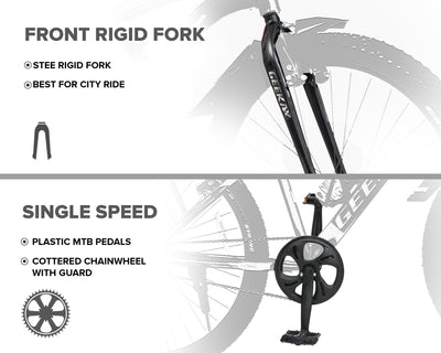 BURN - RIGID FORK 24T