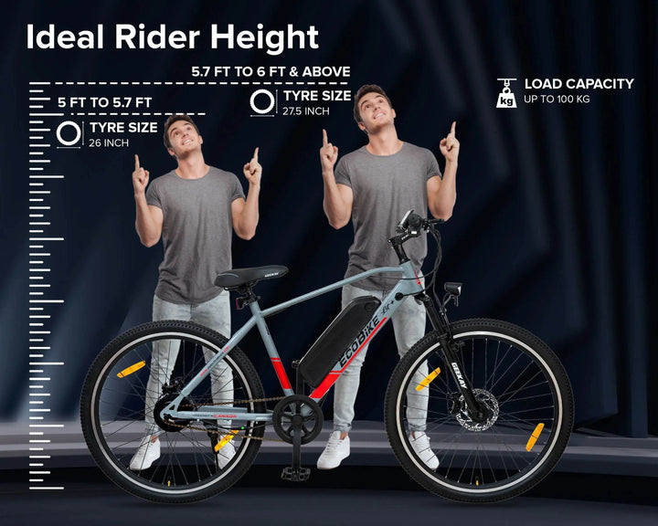 Hero Eco Bike Buy Eco Bike Alpha (With LI-ION Battery) Geekay Bikes