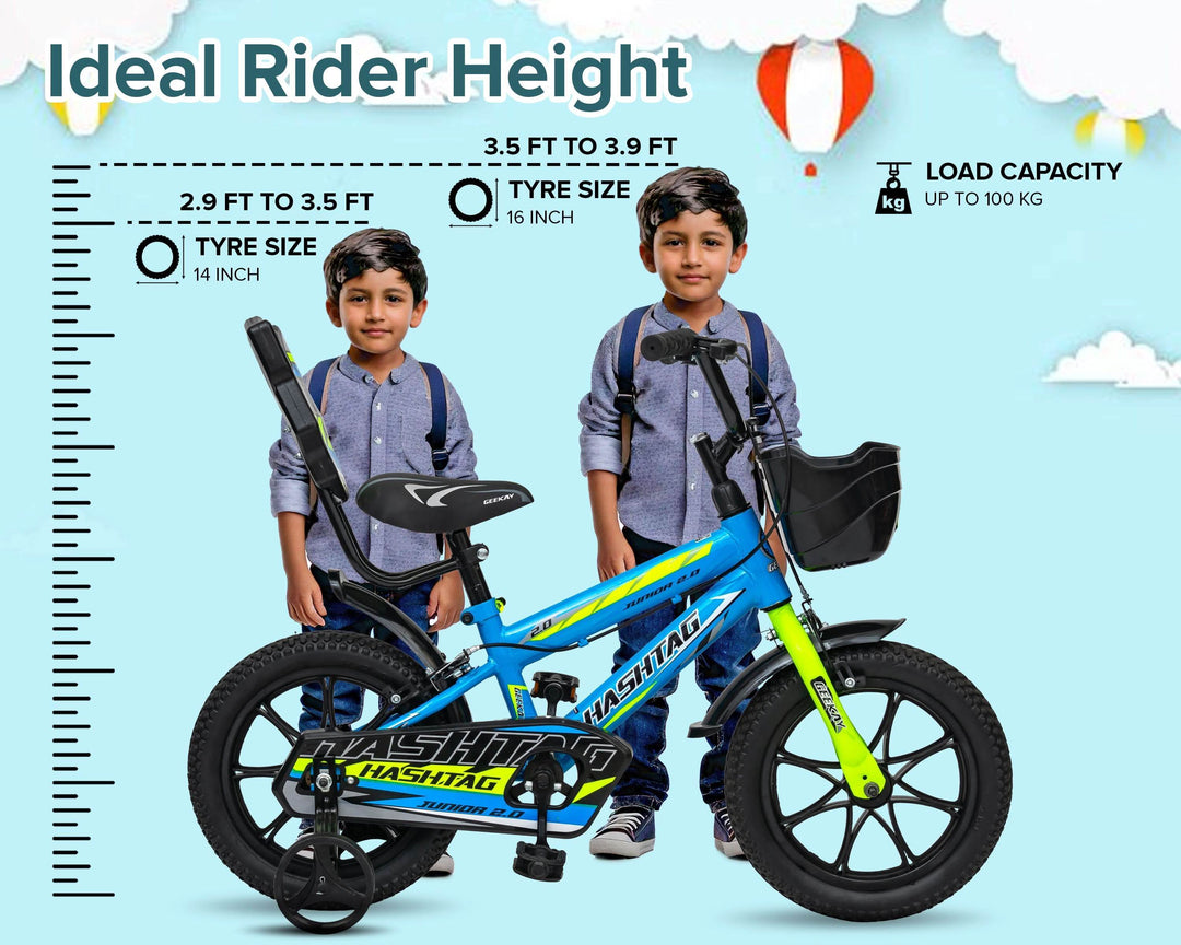 Buy Hashtag Junior 14T Bicycle Online at Best Price Geekay Bikes