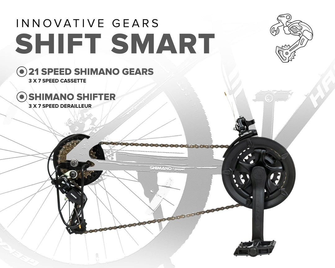 Derailleur 21 Speed Bike Gears Explained Shift Gears How To Use 21
