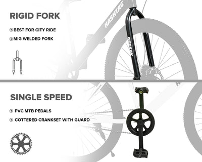 HASHTAG 26T Geekay Bikes