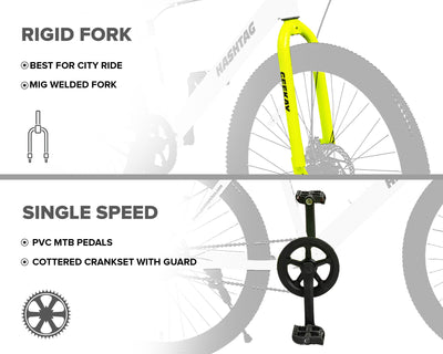 HASHTAG 26T Geekay Bikes