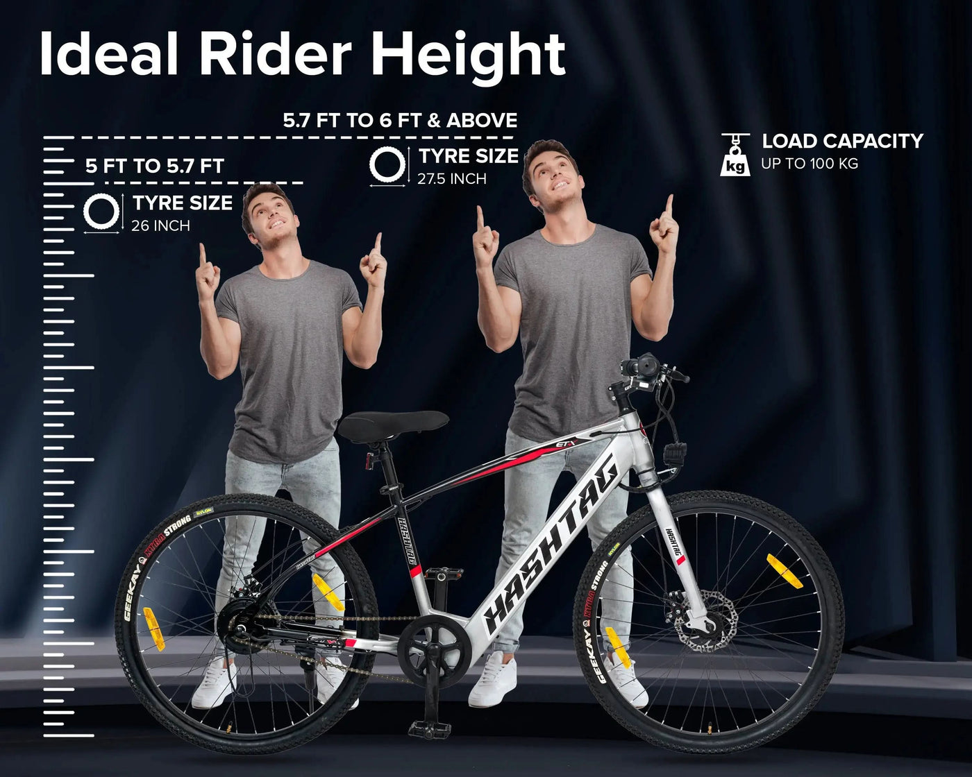 HASHTAG ETX 26T Geekay Bikes