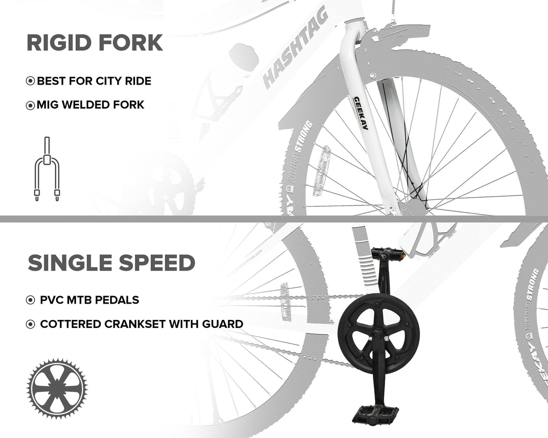 Buy Hashtag ZXR 2.0 Bicycle Online at Best Price - Geekay Bikes