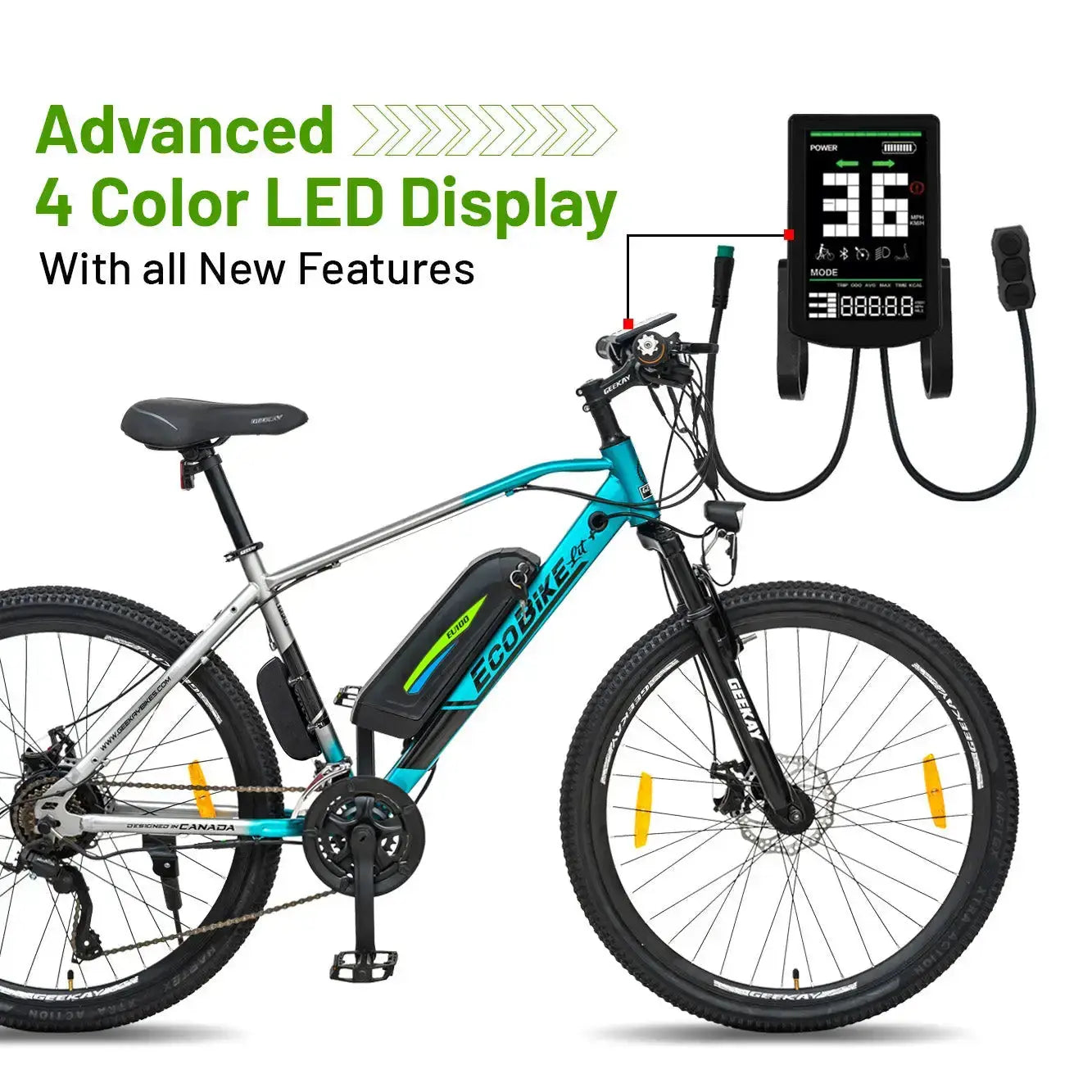 ECO BIKE LIT+ MULTI-SPEED 26T Geekay Bikes