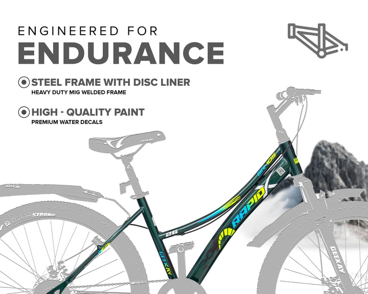 mig welded bike frame