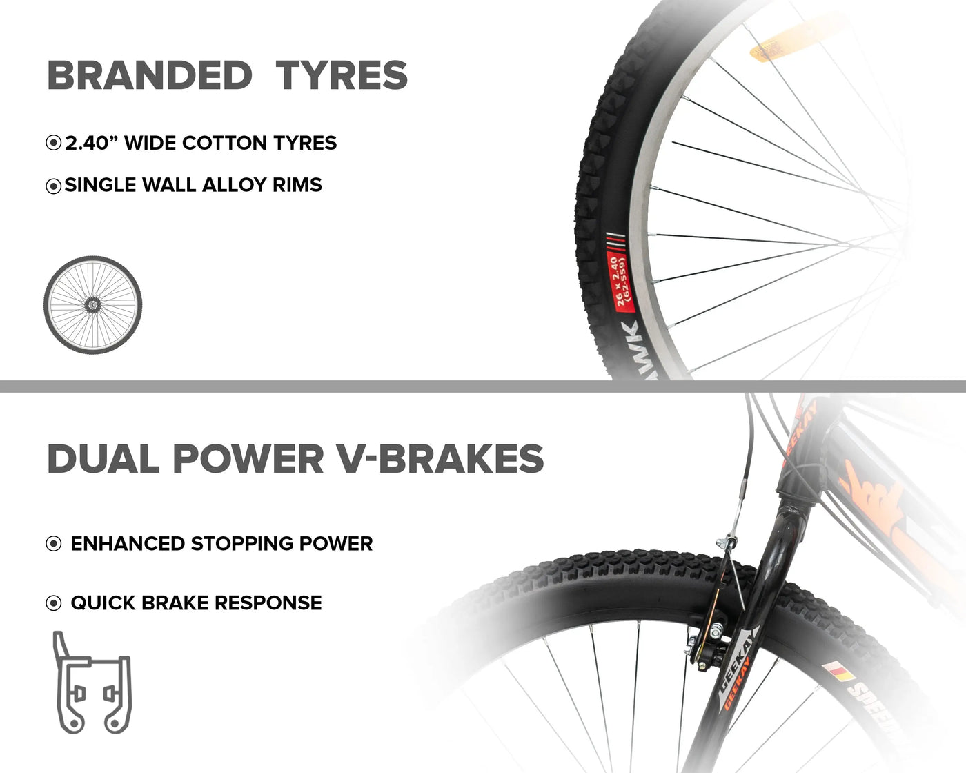 SWAG 26T Geekay Bikes